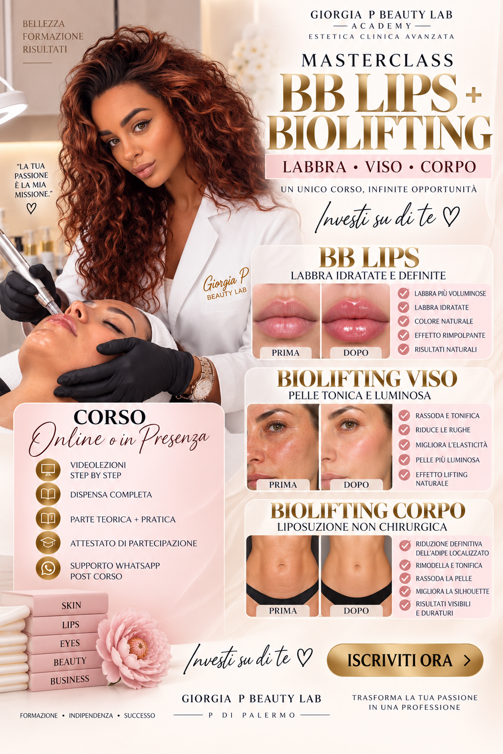 LIFT & LIPS EXPERT: La formazione professionale per specializzarti nel trattamento anti-age e nella valorizzazione delle labbra