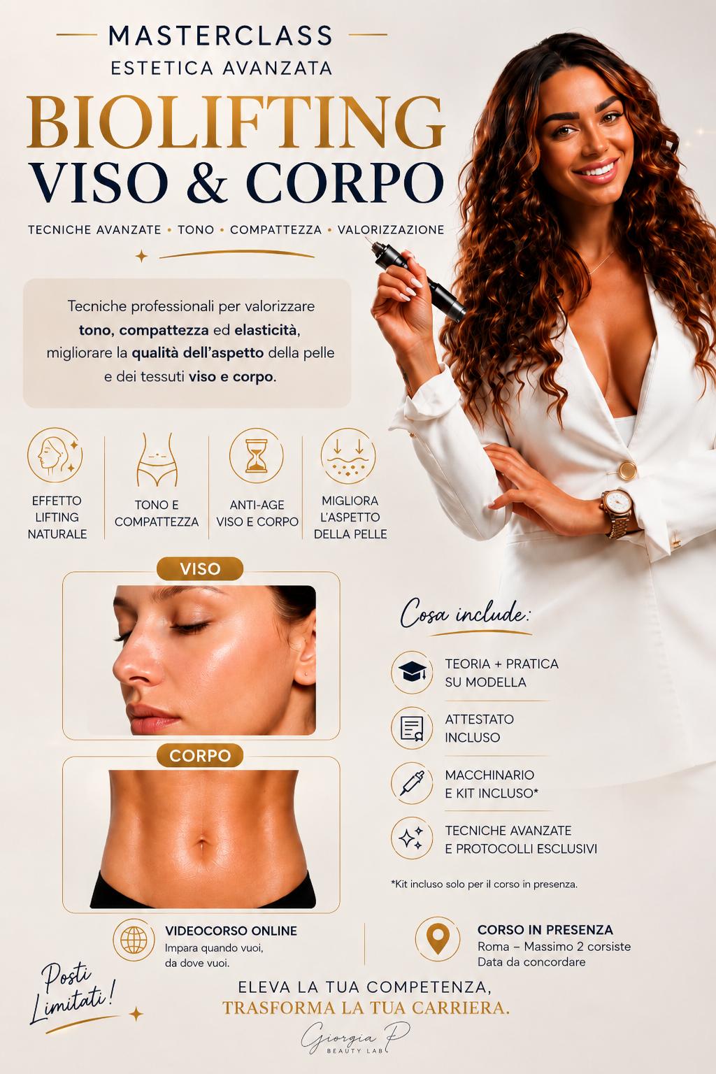 Corso Biolifting Viso e Corpo (in Presenza a Roma)